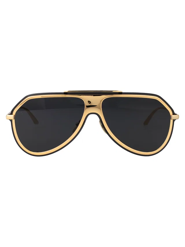 Dolce & Gabbana 0dg2309 Gold Metal Aviator Sunglasses in Gold from HEWI