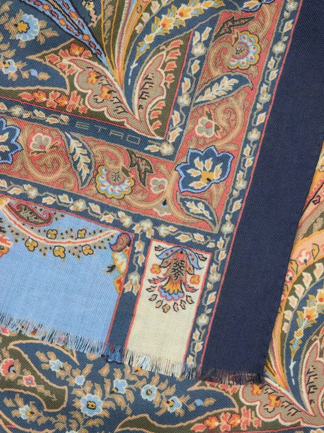 Etro Orfeo Paisley Scarf, photo 2 of 3 from SENSER