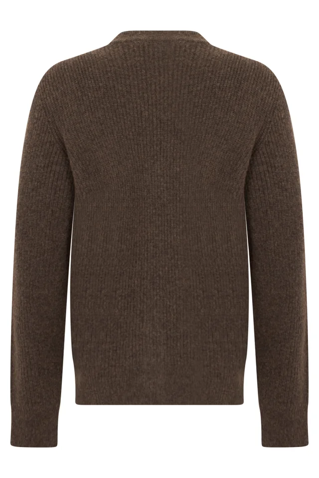 Roberto Collina Ribbed V-Neck Cardigan, photo 2 of 3 from SENSER