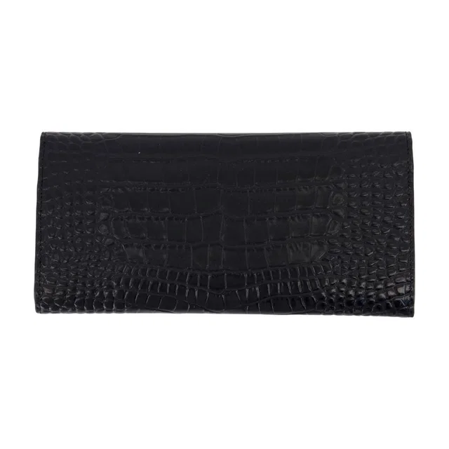 TOTEME T-Lock Coin Purse — Black Exotic_leather Purses in Black Leather from HEWI