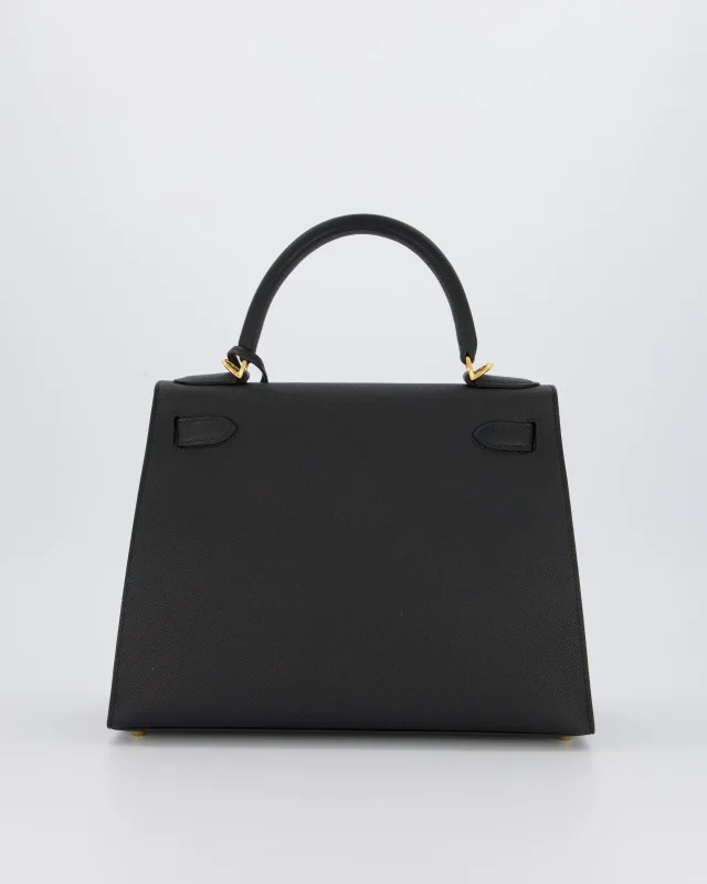 Hermès Kelly 28 Sellier Bag in Black Epsom leather from Sellier, photo 7 of 23