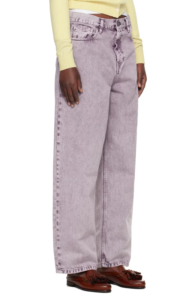 Carhartt Work In Progress Purple Brandon Jeans, photo 2 of 4 from SSENSE