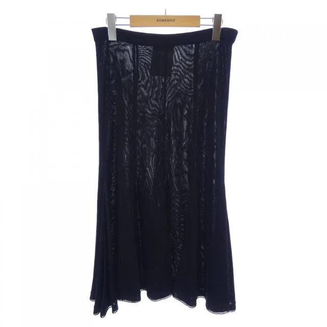 Chanel 93P Vintage Skirt Navy in Navy from The Reluxe