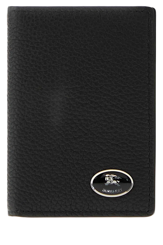 Burberry Bateman Card Case — Black Exterior: Calf Cases in Black Caviar leather from HEWI