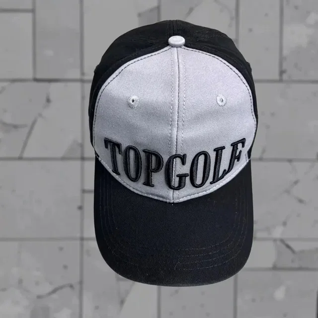 Bally Topgolf Hat Snapback Baseball Cap Gray Black Adjustable Raised Embroidery Big Logo Unisex Adults in gray from Grailed