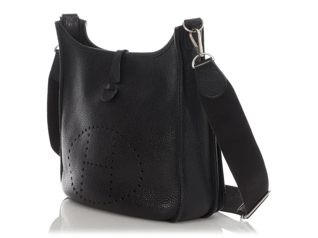 Hermès Clémence Evelyne III PM in Black Clemence leather from Ann's Fabulous Finds, photo 1 of 1
