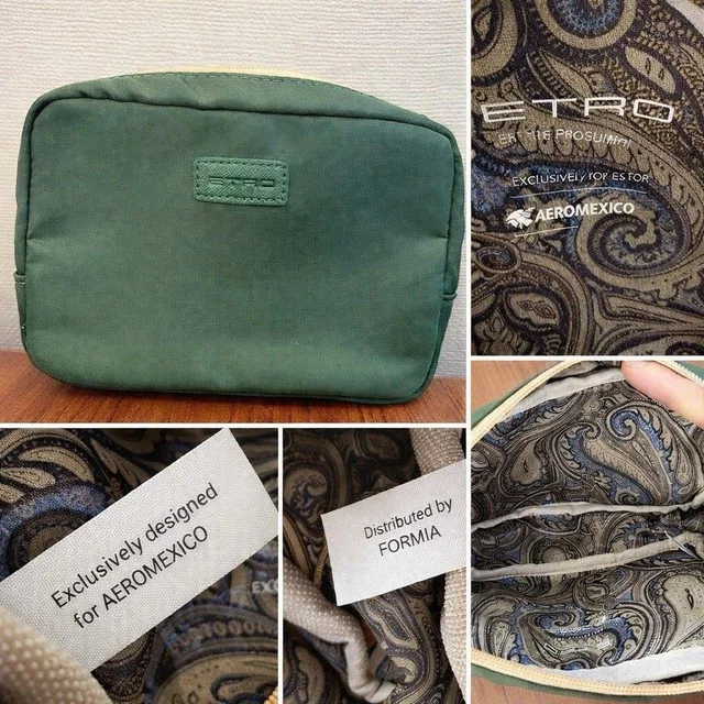 Etro Women's Bag - Green in green from Depop