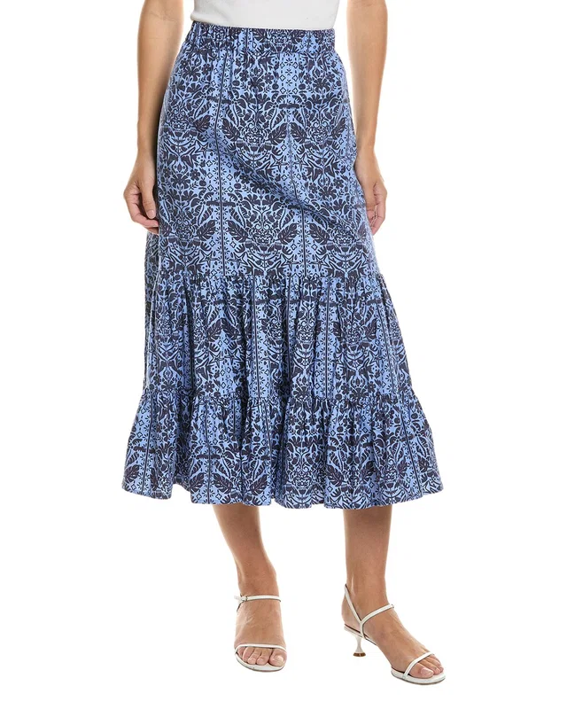 Sail to Sable Midi Skirt, image 1 of 1 from Rue La La
