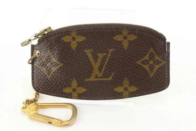 Louis Vuitton Vintage 1980's Version Monogram Key Pouch Cles in Canvas from Bagriculture