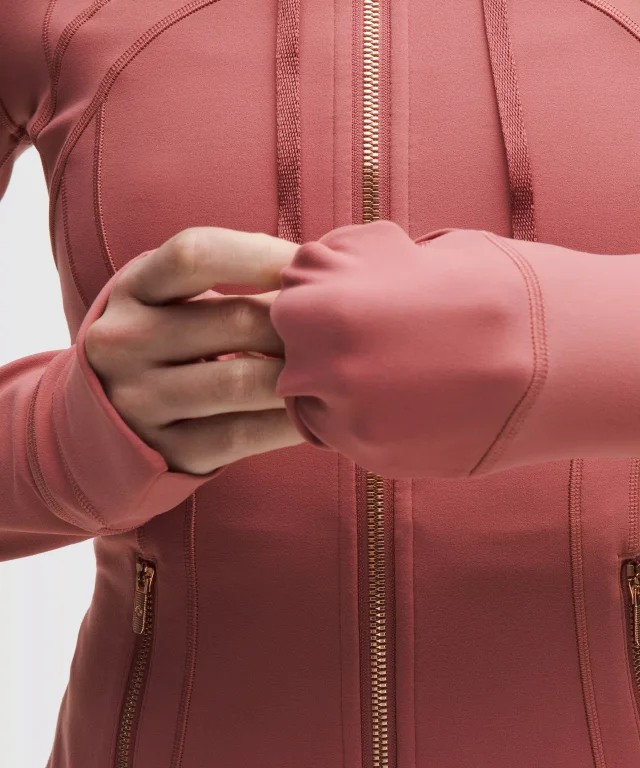 lululemon Define Hooded Jacket *Nulu in Dusk/Rose Gold/Rose Gold Nulu, photo 7 of 8 from lululemon