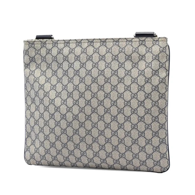 Beige Gucci GG Supreme Crossbody in Beige Coated canvas from Designer Revival, photo 2 of 2