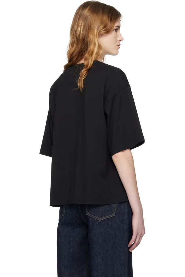 Loulou de Saison Black Osis Oversized T-shirt, photo 3 of 4 from SSENSE