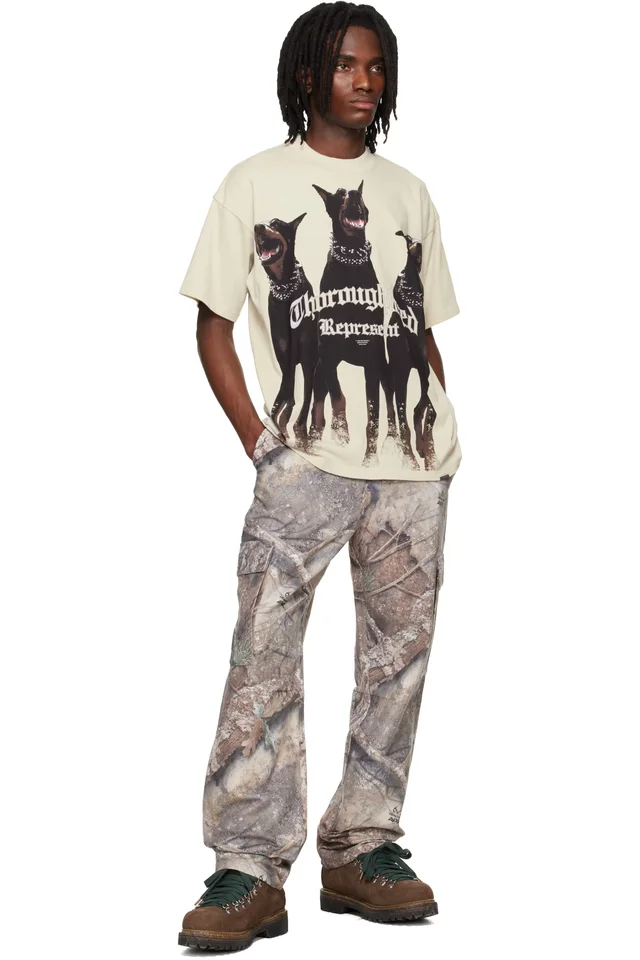 Represent Off-White 'Thoroughbred' T-shirt, photo 4 of 4 from SSENSE