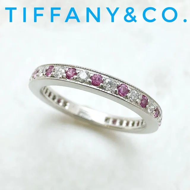 Tiffany & Co. Legacy Full Eternity Diamond Platinum Ring from The Reluxe