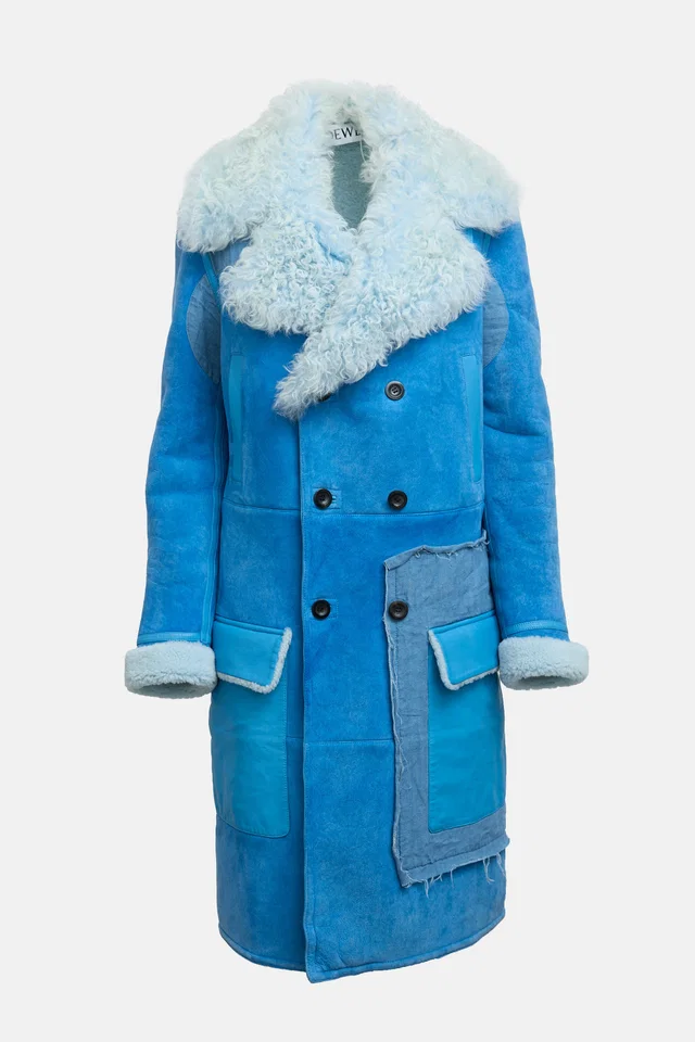 Loewe FW 2017 Shearling Coat in Suede from VSP Consignment