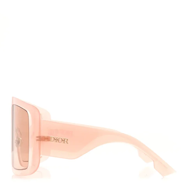 Dior Acetate DiorSo Light 1 Shield Sunglasses Pink in Pink from FASHIONPHILE, photo 3 of 7