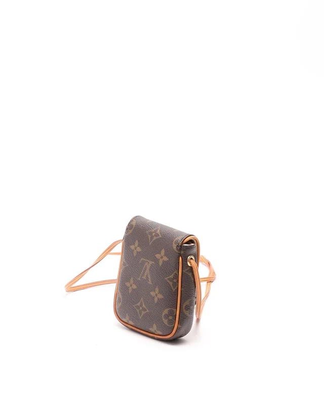 Louis Vuitton Monogram Pochette Cancun Brown Bag in Brown Coated canvas from A Retro Tale, photo 3 of 9