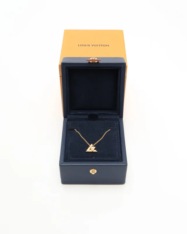Louis Vuitton Volt One Small Pendant, 18kt Yellow Gold And Diamond in Yellow from A Retro Tale, photo 2 of 5
