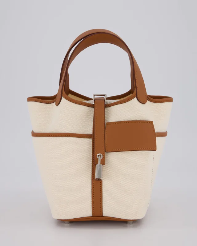 HOT* Hermès Picotin 18 Lock Cargo Bag in Gold Swift leather from Sellier