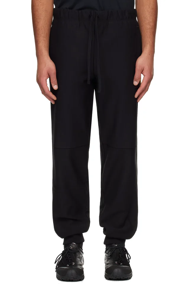 Black American Script Jogging Sweatpants, image 1 of 1 from SSENSE