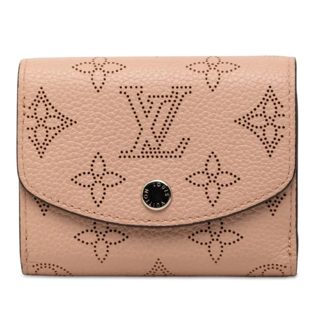 Pink Louis Vuitton Monogram Mahina Iris XS Small Wallets in Pink Leather from Designer Revival