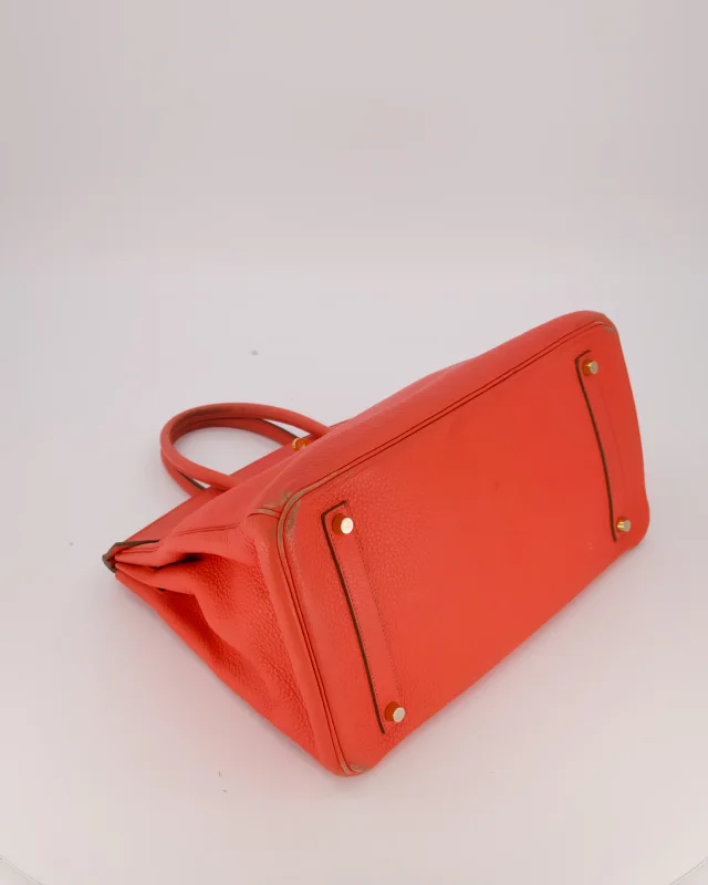 Hermès Birkin Retourne 35 Bag in Pink Togo leather from Sellier, photo 16 of 21