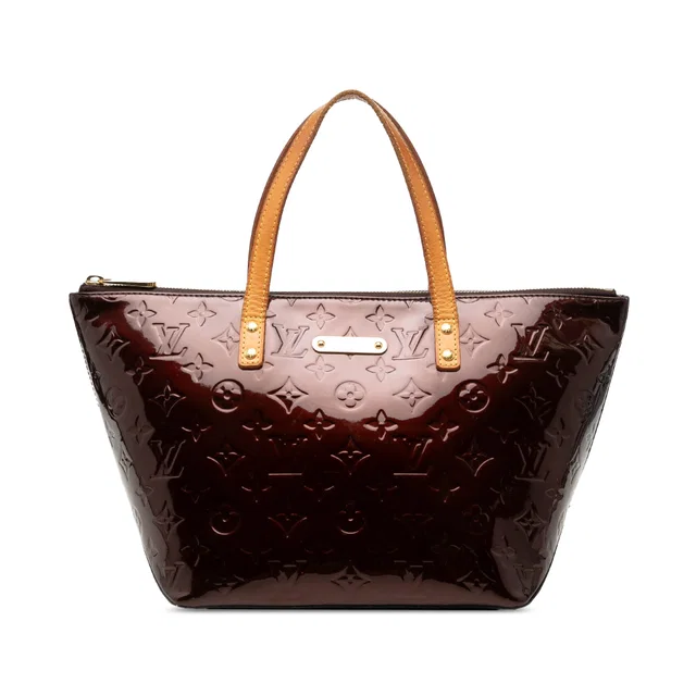 Purple Louis Vuitton Monogram Vernis Bellevue PM Handbag in Purple Leather from Designer Revival, photo 1 of 1