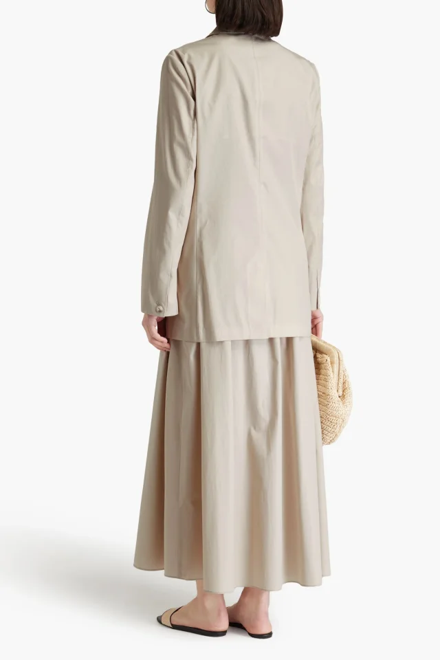 Rag & Bone Odessa Cotton-Poplin Blazer in Beige, photo 3 of 4 from THE OUTNET
