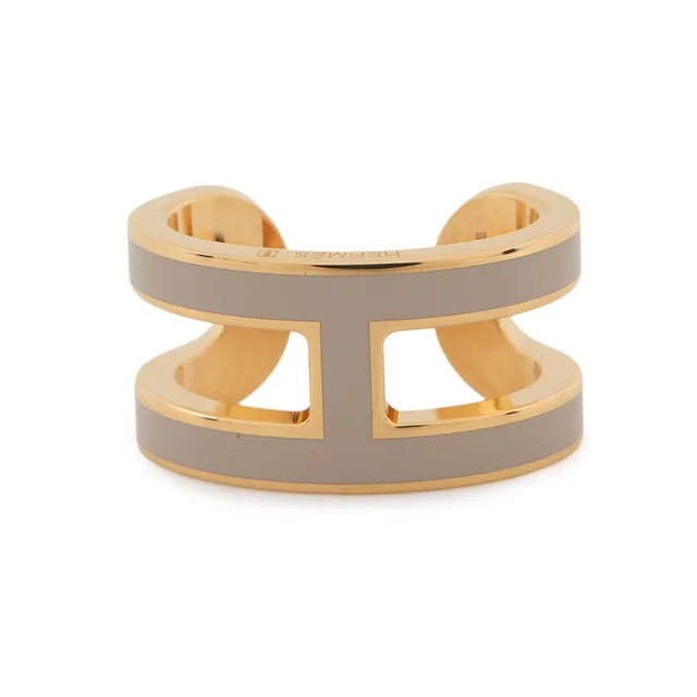 Hermès Pop Ash Ear Cuff Marong rasse Gold Plated Lacquer in Gold from GALLERY RARE