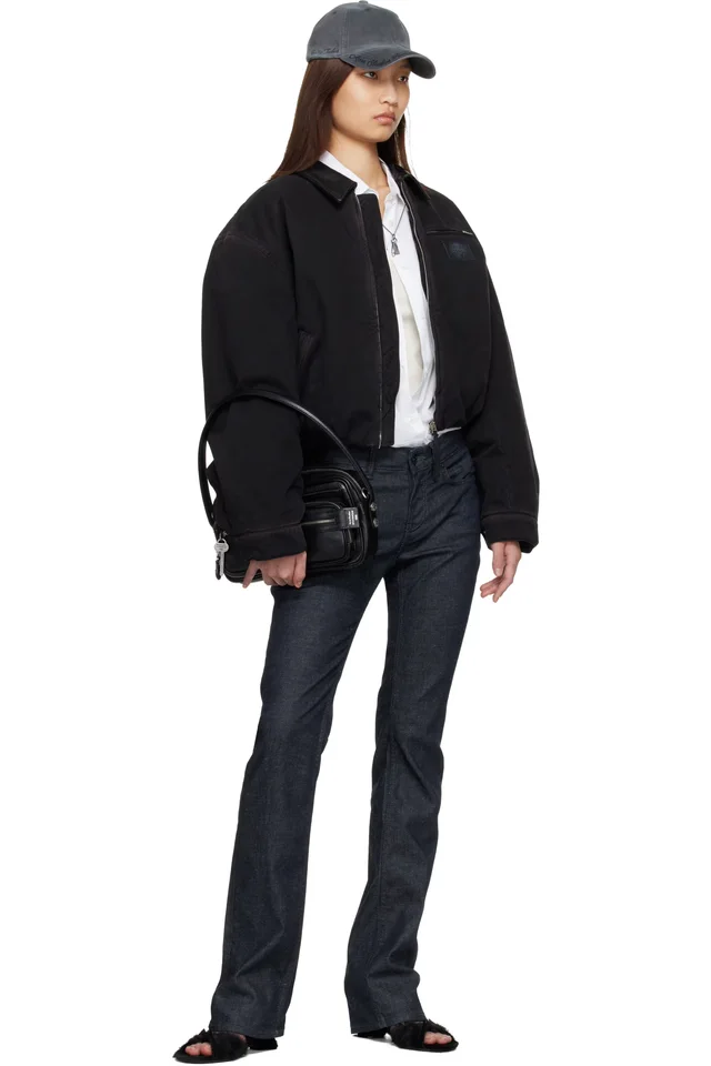 Acne Studios Brown Blouson Bomber Jacket, photo 4 of 4 from SSENSE