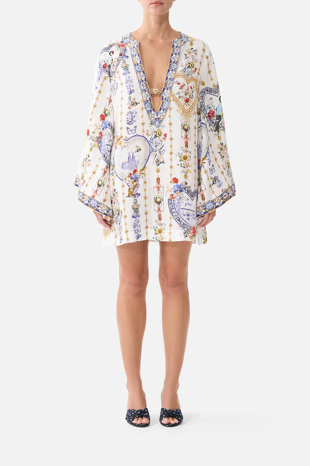 Camilla eBoutique DEEP V NECK HARDWARE SHORT KAFTAN THE POTTERY PARLOUR from CAMILLA, photo 1 of 1
