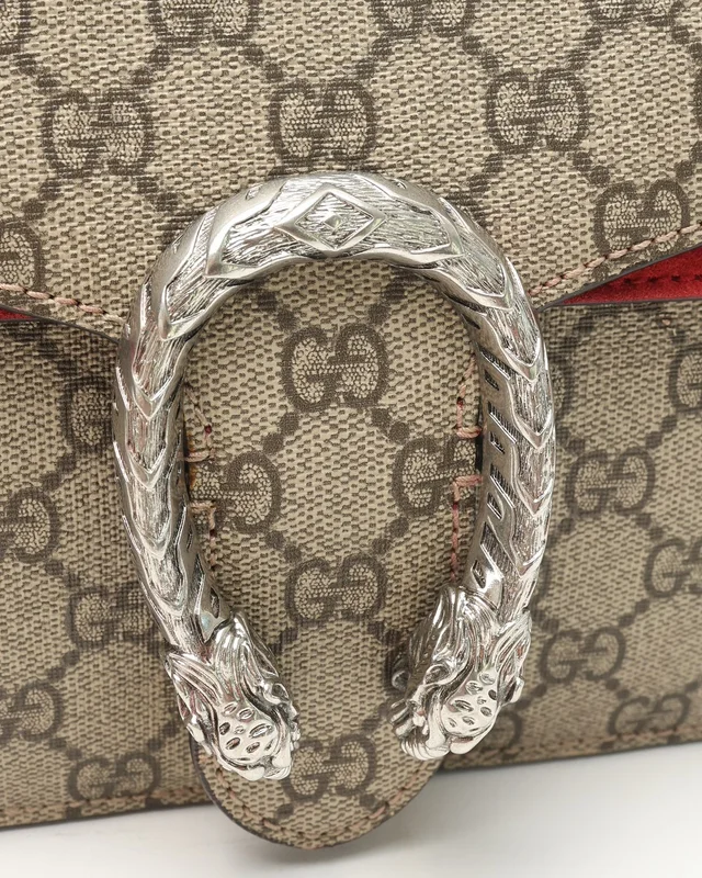 Gucci GG Supreme Medium Dionysus Bag in Suede from A Retro Tale, photo 8 of 9