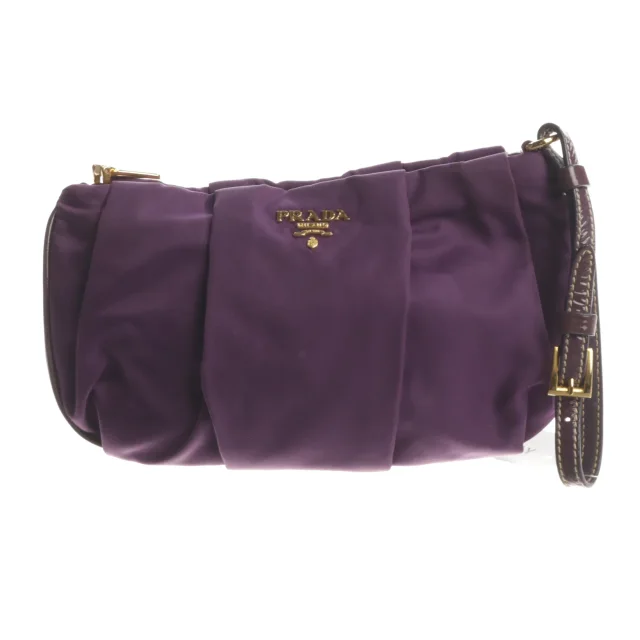 Prada Nylon Clutch Lila from Buddy And Selly