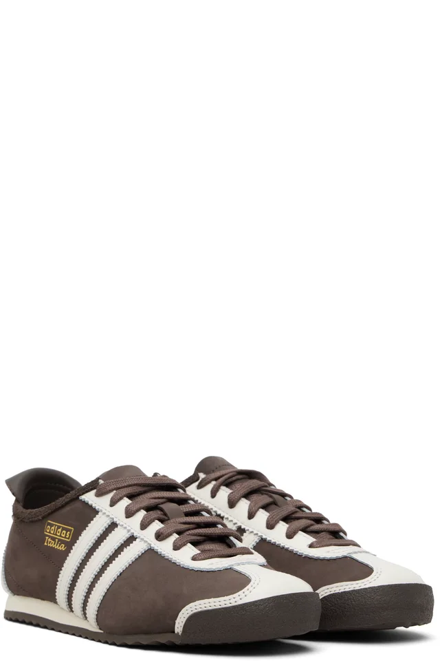 adidas Originals Brown Italia 60s Sneakers, photo 4 of 5 from SSENSE