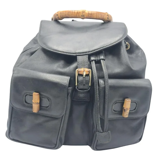 Gucci Bamboo backpacks in Leather from The Brand Collector