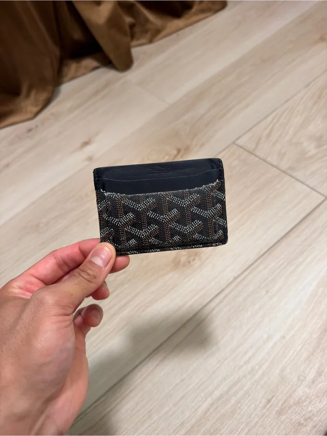 Goyard Card Holder in red|brown|black from Poshmark