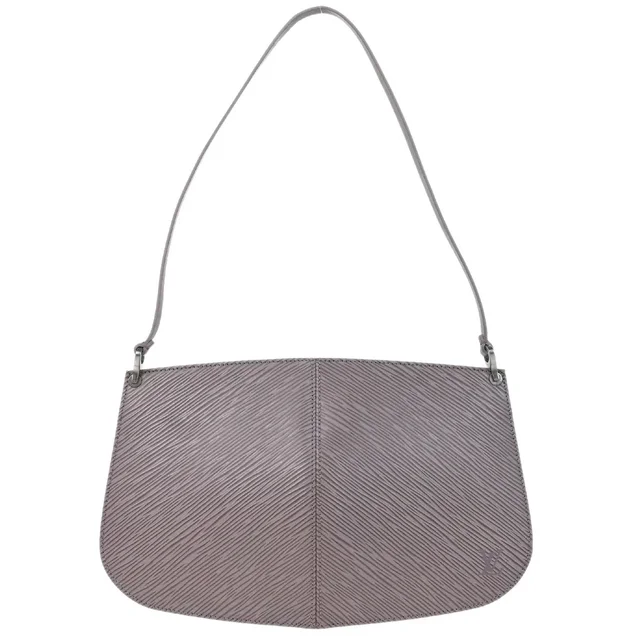 Louis Vuitton 2000 Purple Epi Pochette Demi-lune Handbag M5262B in Purple Leather from AMORE Vintage Tokyo