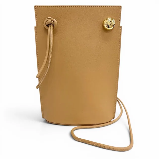 Loewe Pebble Dice Pocket Classic Calfskin Anagram Shoulder Bag Warm in Calfskin from The Reluxe