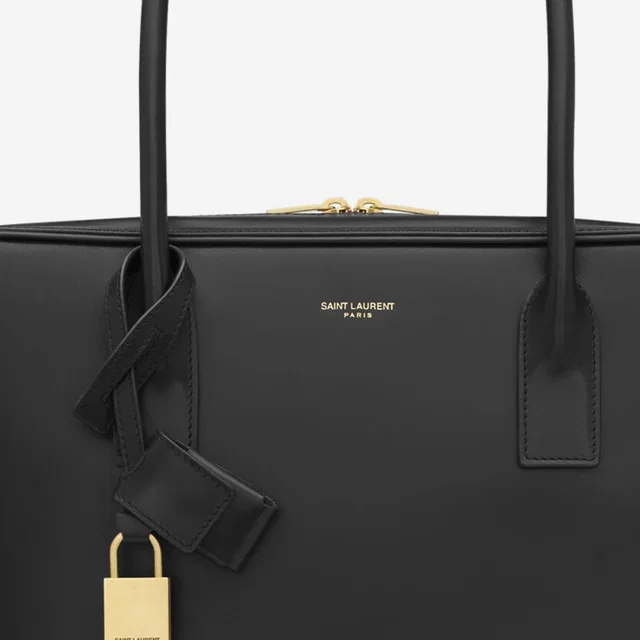 Saint Laurent Sac De Jour Shoulder Bag — Black Leather in Black Leather from HEWI
