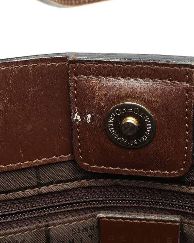 Celine C Macadam Pony Bag in Leather from A Retro Tale, photo 11 of 12