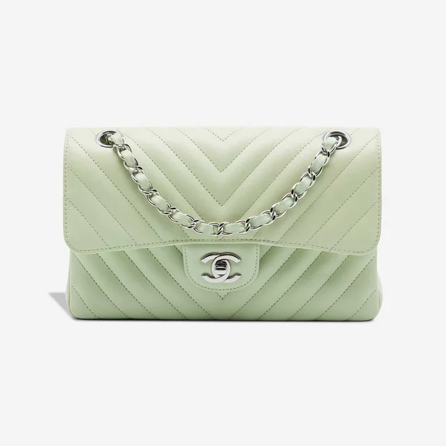 Chanel Timeless Small Lamb Light Green in Green Lambskin from SACLÀB, photo 2 of 2
