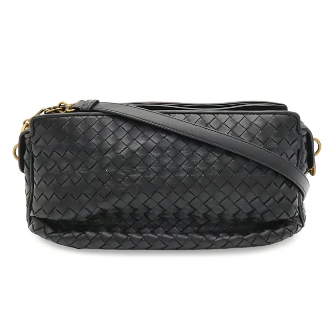 Bottega Veneta Intrecciato Leather Shoulder Bag in Woven leather from LuxUness
