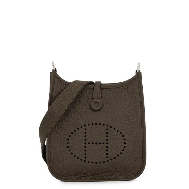 Hermès Evelyne Long Vertroden Taurillon Clemence Size TPM in Clemence leather from GALLERY RARE