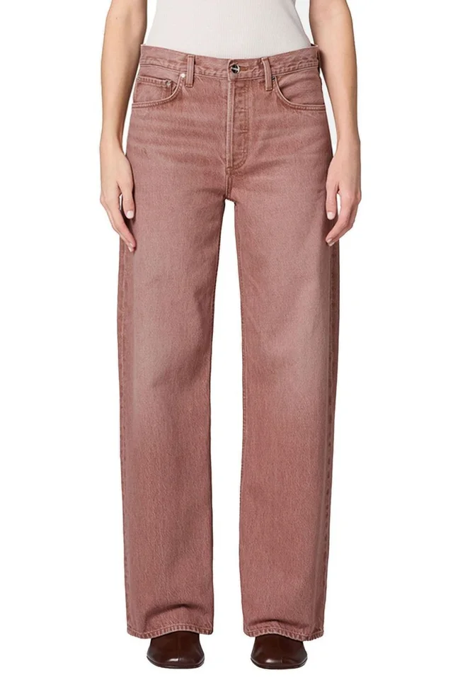 Agolde High Rise Wide-Leg Jeans, photo 3 of 5 from SENSER