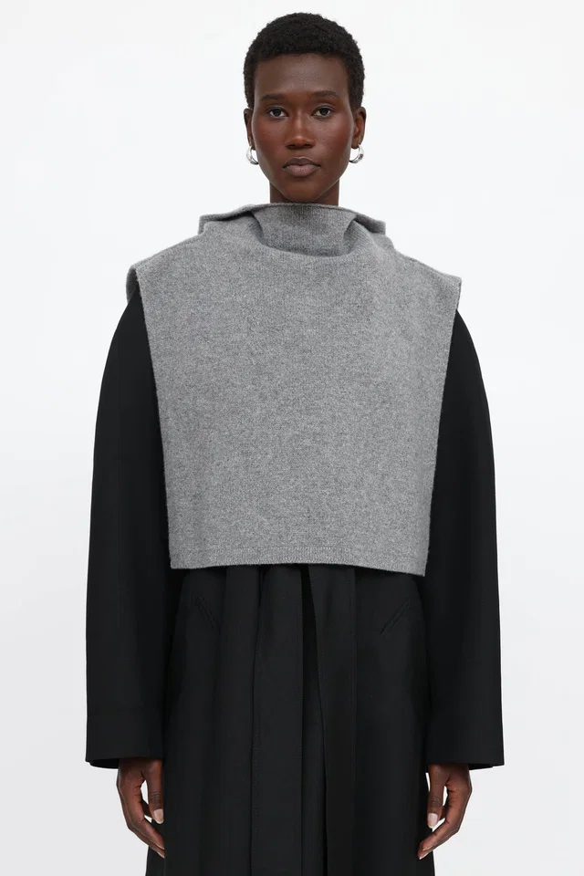 TOTEME Knit Poncho in Cashmere from VSP Consignment