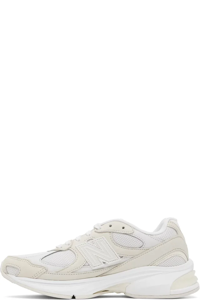 Comme des Garçons Homme White New Balance Edition 2010V Sneakers, photo 3 of 5 from SSENSE