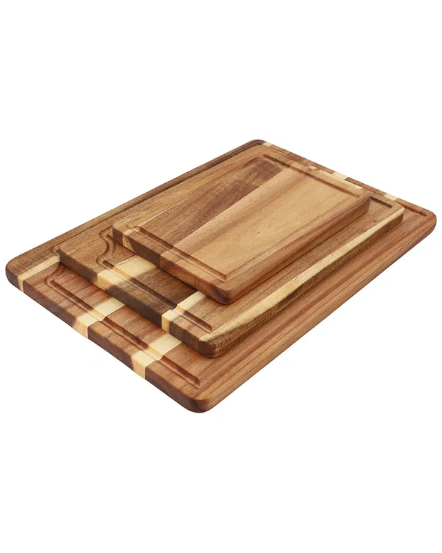 Megachef 3pc Acacia Wood Cutting Board Set, image 1 of 1 from Rue La La