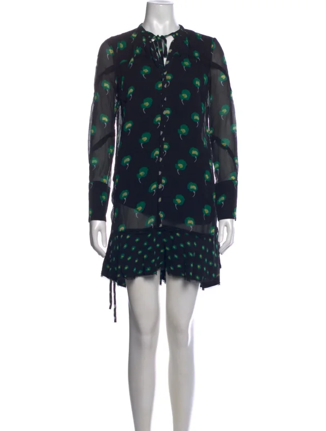 Proenza Schouler Silk Mini Dress in black Silk from The RealReal