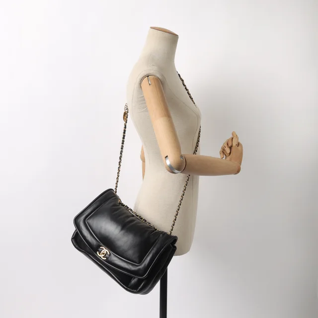 Chanel Puffy Jumbo Flap Bag in Lambskin from A Retro Tale, photo 10 of 10