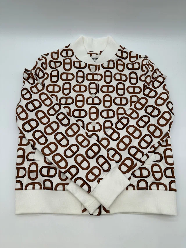Hermès "Chaine D'Ancre" Varsity Jacket from Luxury Promise